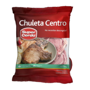 CHULETA DE CENTRO CONGELADO 750g
